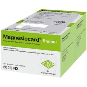 MAGNESIOCARD 5 mmol Plv.z.Her.e.Lsg.z.Einnehmen