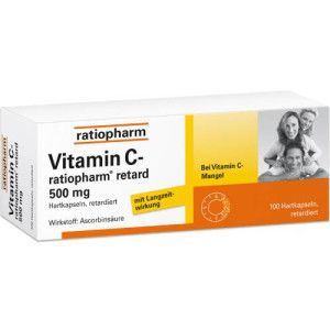 VITAMIN C-RATIOPHARM retard 500 mg Kapseln