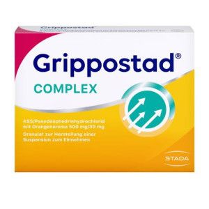 GRIPPOSTAD Complex ASS/Pseudoeph.500/30 mg Orange