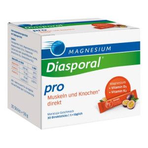 MAGNESIUM DIASPORAL pro D3+K2 Musk.+Knochen direkt